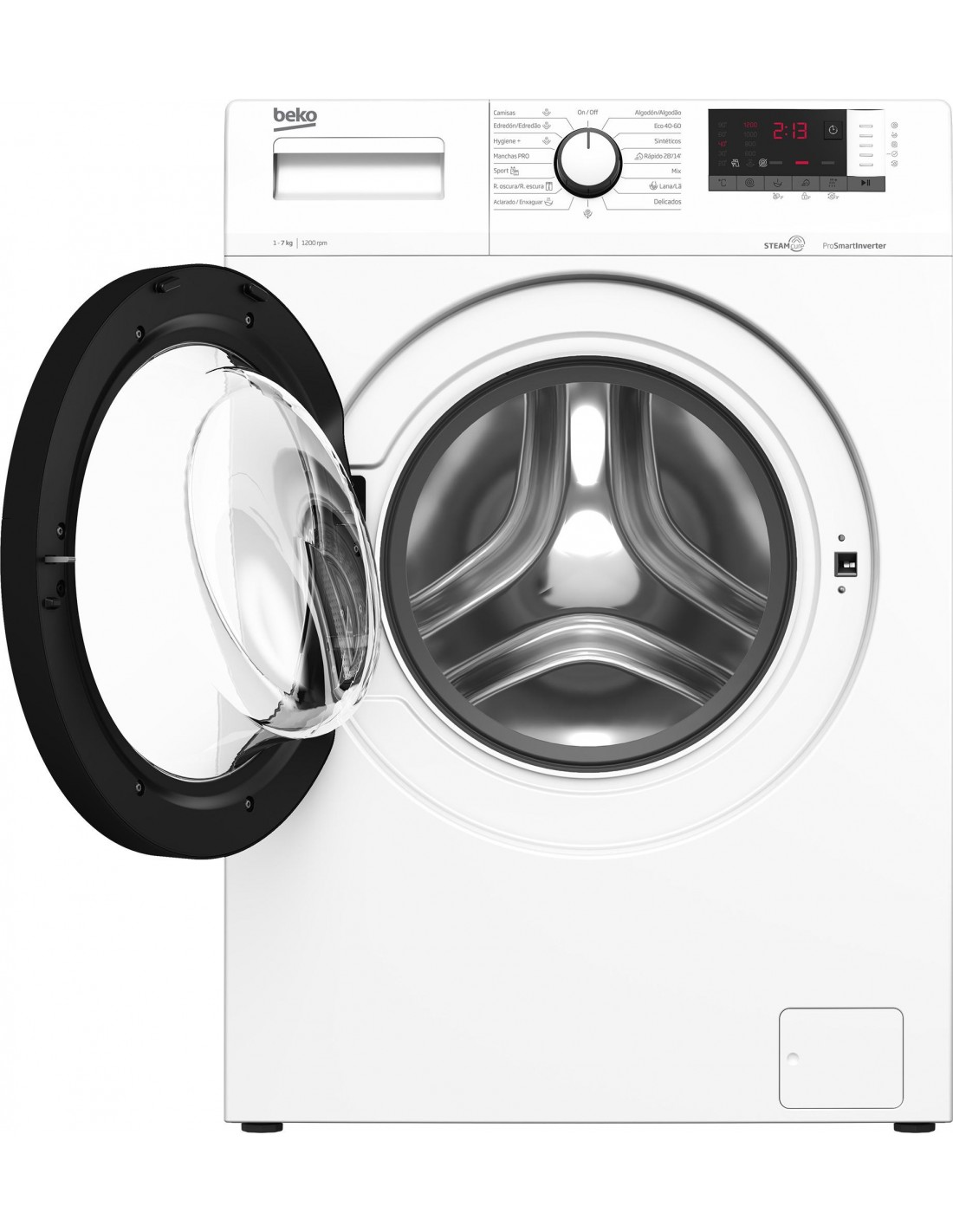 Beko-lavadora automática WRS 54 P1 BSW para el hogar, máquina de lavado de  prendas de cocina, generador de vapor de hierro, limpiador de Pellet,  afeitadora de ropa, elimina pelusas - AliExpress