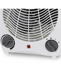 Orbegozo FH 5030 - Calefactor, termostato regulable, 2 niveles de potencia,  función ventilador aire frío, calor instantáneo, indicador luminoso, asa
